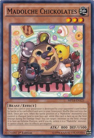 Madolche Chickolates MP14 EN125 Common 1st Edition Madolche Chickolates MP14 EN125 Common 1st Edition