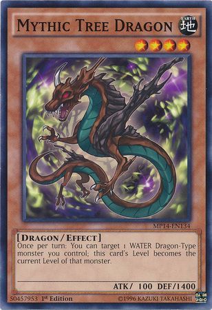 Mythic Tree Dragon MP14 EN134 Common 1st Edition Mythic Tree Dragon MP14 EN134 Common 1st Edition