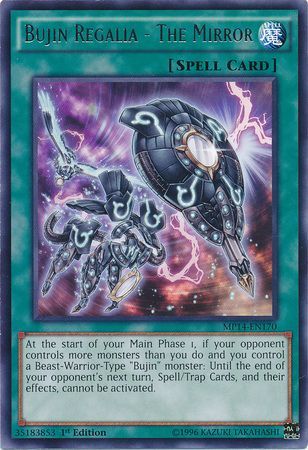 Bujin Regalia The Mirror MP14 EN170 Rare 1st Edition Bujin Regalia The Mirror MP14 EN170 Rare 1st Edition