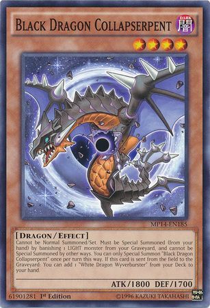 Black Dragon Collapserpent MP14 EN185 Common 1st Edition Yu Gi Oh 2014 Mega Tins Singles Black Dragon Collapserpent MP14 EN185 Common 1st Edition Yu Gi Oh 2014 Mega Tins Singles