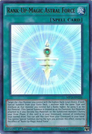Rank Up Magic Astral Force MP14 EN226 Ultra Rare 1st Edition Rank Up Magic Astral Force MP14 EN226 Ultra Rare 1st Edition