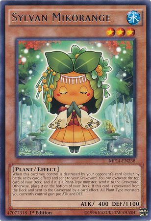 Sylvan Mikorange MP14 EN238 Rare 1st Edition Yu Gi Oh 2014 Mega Tins Singles Sylvan Mikorange MP14 EN238 Rare 1st Edition Yu Gi Oh 2014 Mega Tins Singles