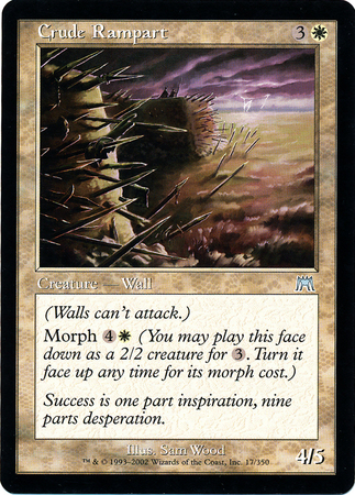 Crude Rampart Onslaught Singles Crude Rampart Onslaught Singles