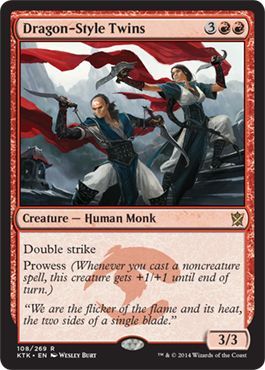 Dragon Style Twins 108 269 Khans of Tarkir Singles Dragon Style Twins 108 269 Khans of Tarkir Singles