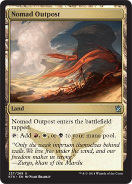 Nomad Outpost 237 269 Khans of Tarkir Singles Nomad Outpost 237 269 Khans of Tarkir Singles