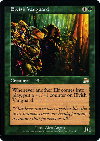 Elvish Vanguard Onslaught Singles Elvish Vanguard Onslaught Singles