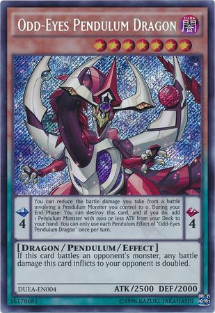 Odd Eyes Pendulum Dragon DUEA EN004 Secret Rare Unlimited Duelist Alliance Unlimited Singles Odd Eyes Pendulum Dragon DUEA EN004 Secret Rare Unlimited Duelist Alliance Unlimited Singles