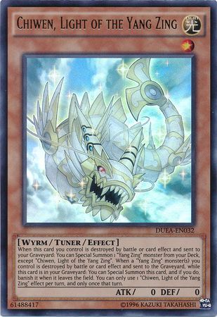 Chiwen Light of the Yang Zing DUEA EN032 Ultra Rare Unlimited Duelist Alliance Unlimited Singles Chiwen Light of the Yang Zing DUEA EN032 Ultra Rare Unlimited Duelist Alliance Unlimited Singles