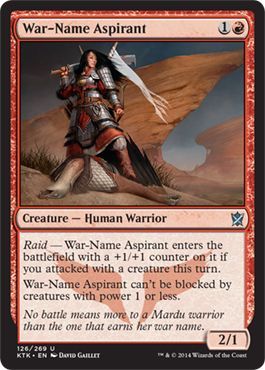 War Name Aspirant 126 269 Khans of Tarkir Singles War Name Aspirant 126 269 Khans of Tarkir Singles