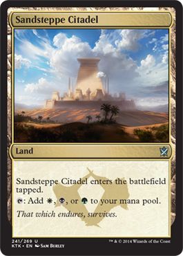 Sandsteppe Citadel 241 269 Khans of Tarkir Singles Sandsteppe Citadel 241 269 Khans of Tarkir Singles
