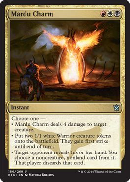 Mardu Charm 186 269 Khans of Tarkir Singles Mardu Charm 186 269 Khans of Tarkir Singles