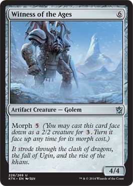 Witness of the Ages 228 269 Khans of Tarkir Singles Witness of the Ages 228 269 Khans of Tarkir Singles