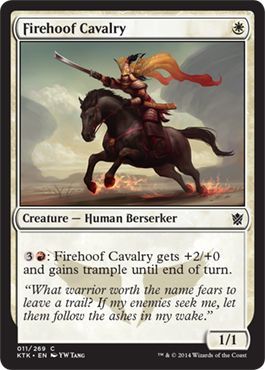 Firehoof Cavalry 011 269 Khans of Tarkir Singles Firehoof Cavalry 011 269 Khans of Tarkir Singles