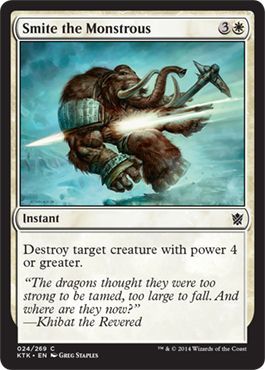 Smite the Monstrous 024 269 Khans of Tarkir Singles Smite the Monstrous 024 269 Khans of Tarkir Singles