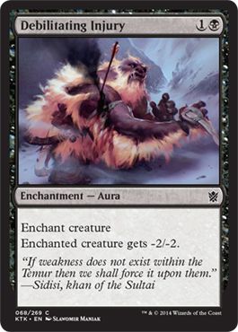 Debilitating Injury 068 269 Khans of Tarkir Singles Debilitating Injury 068 269 Khans of Tarkir Singles
