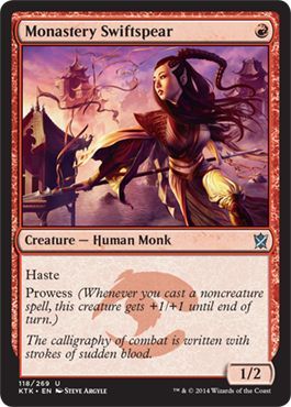 Monastery Swiftspear 118 269 Khans of Tarkir Singles Monastery Swiftspear 118 269 Khans of Tarkir Singles