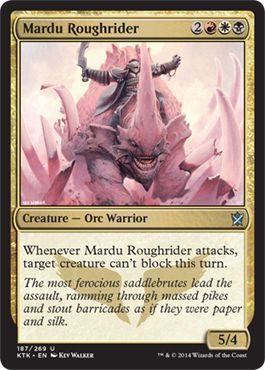 Mardu Roughrider 187 269 Khans of Tarkir Singles Mardu Roughrider 187 269 Khans of Tarkir Singles