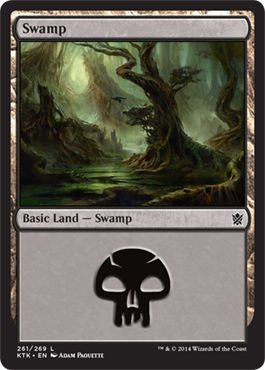 Swamp 261 269 Khans of Tarkir Singles Swamp 261 269 Khans of Tarkir Singles
