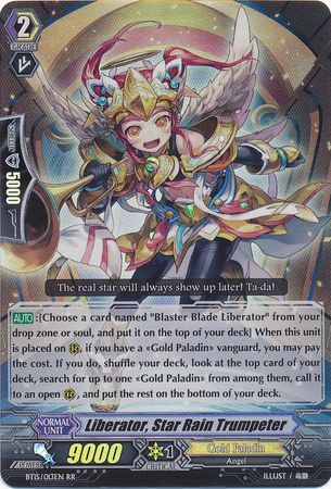 Liberator Star Rain Trumpeter BT15 013EN Double Rare RR Vol 15 Infinite Rebirth Singles Liberator Star Rain Trumpeter BT15 013EN Double Rare RR Vol 15 Infinite Rebirth Singles