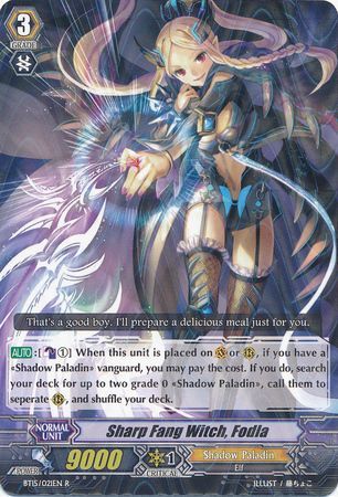 Sharp Fang Witch Fodla BT15 021EN Rare R Sharp Fang Witch Fodla BT15 021EN Rare R