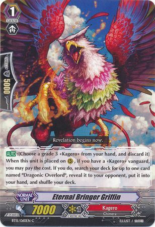 Eternal Bringer Griffin BT15 060EN Common C Vol 15 Infinite Rebirth Singles Eternal Bringer Griffin BT15 060EN Common C Vol 15 Infinite Rebirth Singles