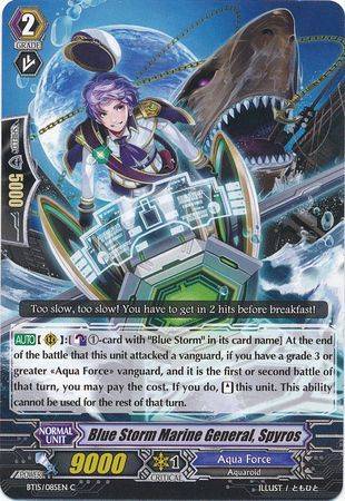 Blue Storm Marine General Spyros BT15 085EN Common C Blue Storm Marine General Spyros BT15 085EN Common C