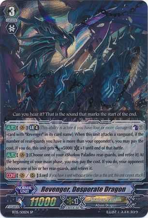 Revenger Desperate Dragon BT15 S01EN Special Parallel SP Revenger Desperate Dragon BT15 S01EN Special Parallel SP