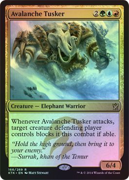 Avalanche Tusker Foil 166 269 Avalanche Tusker Foil 166 269