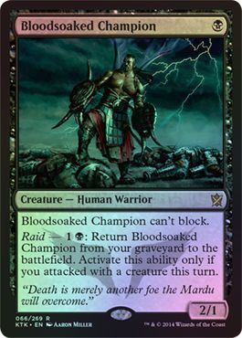 Bloodsoaked Champion Foil 066 269 Bloodsoaked Champion Foil 066 269