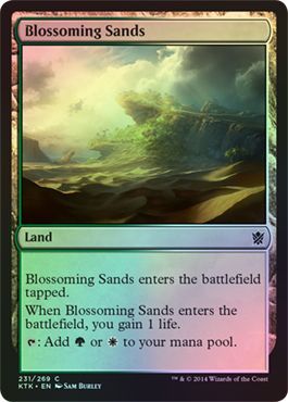 Blossoming Sands Foil 231 269 Khans of Tarkir Foil Singles Blossoming Sands Foil 231 269 Khans of Tarkir Foil Singles