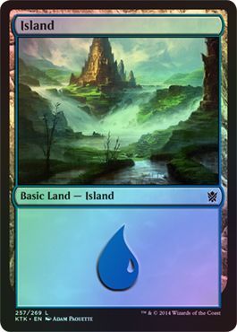 Island Foil 257 269 Khans of Tarkir Foil Singles Island Foil 257 269 Khans of Tarkir Foil Singles