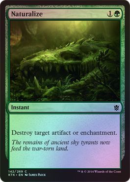 Naturalize Foil 142 269 Khans of Tarkir Foil Singles Naturalize Foil 142 269 Khans of Tarkir Foil Singles