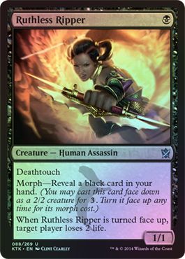 Ruthless Ripper Foil 088 269 Khans of Tarkir Foil Singles Ruthless Ripper Foil 088 269 Khans of Tarkir Foil Singles