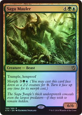 Sagu Mauler Foil 196 269 Khans of Tarkir Foil Singles Sagu Mauler Foil 196 269 Khans of Tarkir Foil Singles