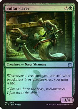 Sultai Flayer Foil 152 269 Khans of Tarkir Foil Singles Sultai Flayer Foil 152 269 Khans of Tarkir Foil Singles