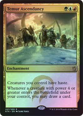 Temur Ascendancy Foil 207 269 Khans of Tarkir Foil Singles Temur Ascendancy Foil 207 269 Khans of Tarkir Foil Singles
