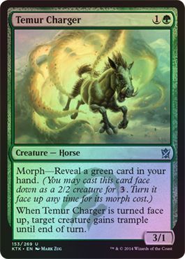 Temur Charger Foil 153 269 Khans of Tarkir Foil Singles Temur Charger Foil 153 269 Khans of Tarkir Foil Singles