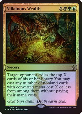 Villainous Wealth Foil 211 269 Villainous Wealth Foil 211 269