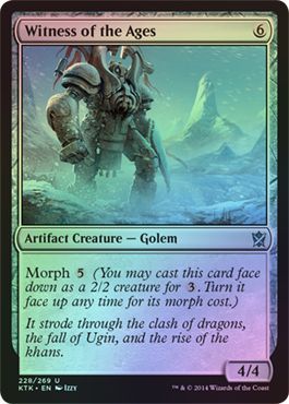 Witness of the Ages Foil 228 269 Khans of Tarkir Foil Singles Witness of the Ages Foil 228 269 Khans of Tarkir Foil Singles
