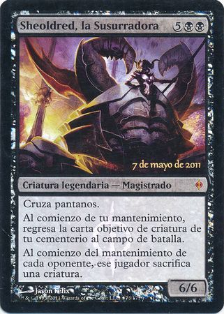 Spanish Sheoldred Whispering One Sheoldred la Susurradora Prerelease Promo Spanish Sheoldred Whispering One Sheoldred la Susurradora Prerelease Promo