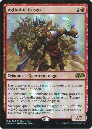 Spanish Goblin Rabblemaster Agitoador trasgo Buy a Box Foil Promo Spanish Promos Spanish Goblin Rabblemaster Agitoador trasgo Buy a Box Foil Promo Spanish Promos