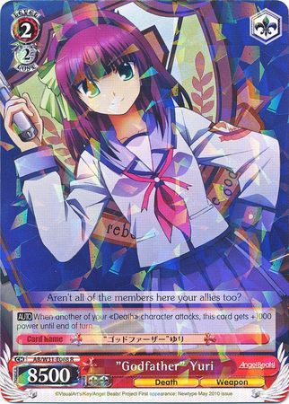 Godfather Yuri AB W31 E068 Rare R Weiss Schwarz Angel Beats Re Edit Booster Set Godfather Yuri AB W31 E068 Rare R Weiss Schwarz Angel Beats Re Edit Booster Set