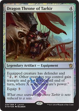 Dragon Throne of Tarkir KTK Launch Foil Promo Magic The Gathering Promo Cards Dragon Throne of Tarkir KTK Launch Foil Promo Magic The Gathering Promo Cards