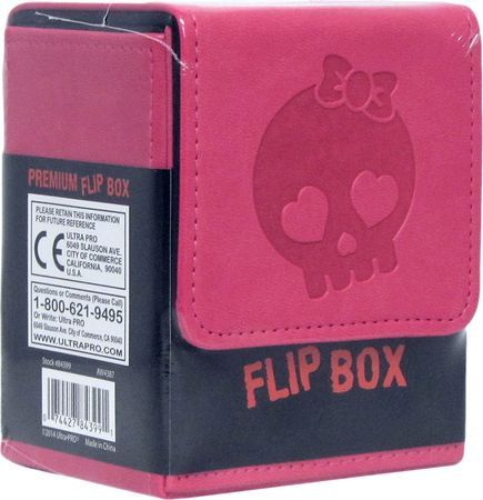 Ultra Pro Pink Flip Box UP84399 Deck Boxes Gaming Storage Ultra Pro Pink Flip Box UP84399 Deck Boxes Gaming Storage