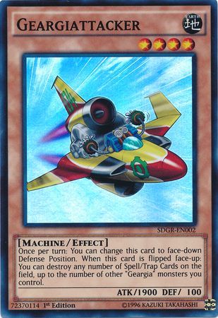 Geargiattacker SDGR EN002 Super Rare 1st Edition Geargiattacker SDGR EN002 Super Rare 1st Edition