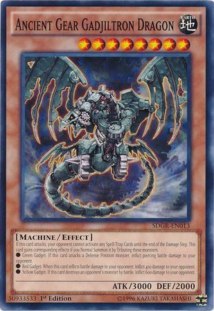 Ancient Gear Gadjiltron Dragon SDGR EN013 Common 1st Edition Ancient Gear Gadjiltron Dragon SDGR EN013 Common 1st Edition