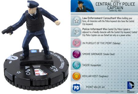 Heroclix The Flash set Central City Police Officer #006 Common figure w/card! 