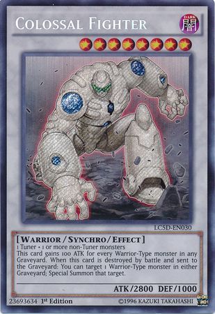 Colossal Fighter LC5D EN030 Secret Rare 1st Edition Colossal Fighter LC5D EN030 Secret Rare 1st Edition