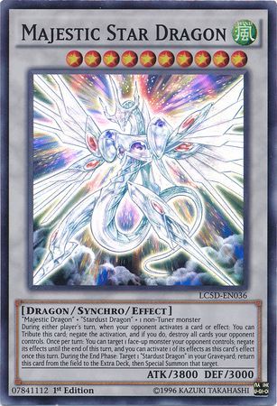 JAN101661 - YU GI OH TCG 5DS MAJESTIC DRAGON CARD SLEEVE DIS - Previews  World