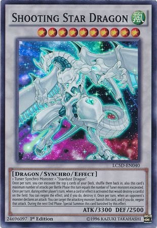 Shooting Star Dragon LC5D EN040 Super Rare 1st Edition Shooting Star Dragon LC5D EN040 Super Rare 1st Edition